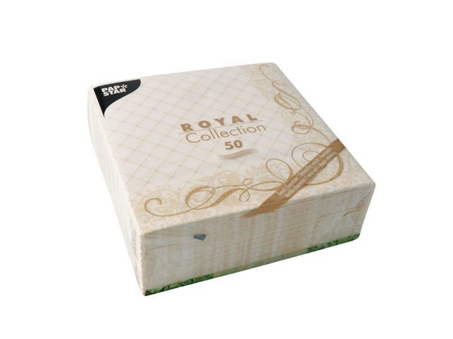 PAPSTAR Servett D-lin 40x40cm megan, fp om 50 st