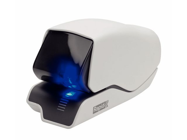 Rapid Supreme 5025e elektronisk häftapparat, ABS, vit, st