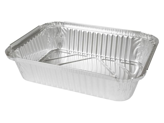 Aluminiumform rektangulär 1850ml, fp om 90 st