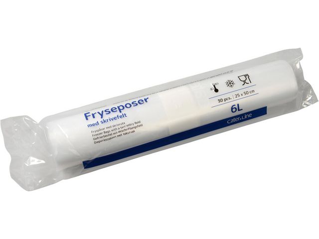 CATER LINE Fryspåse LDPE 6 l, rulle om 30 st