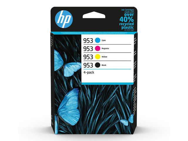 HP Bläckpatron 6ZC69AE 953 CMYK 4/FP, fp om 4 st