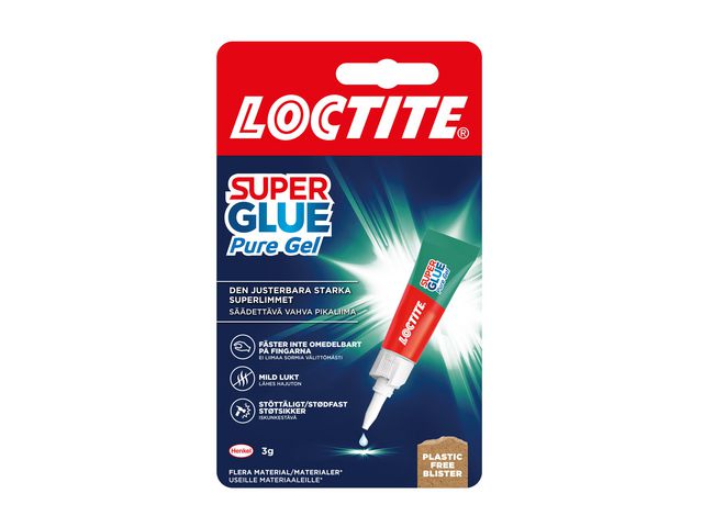 Loctite Superlim pure gel 3g, st