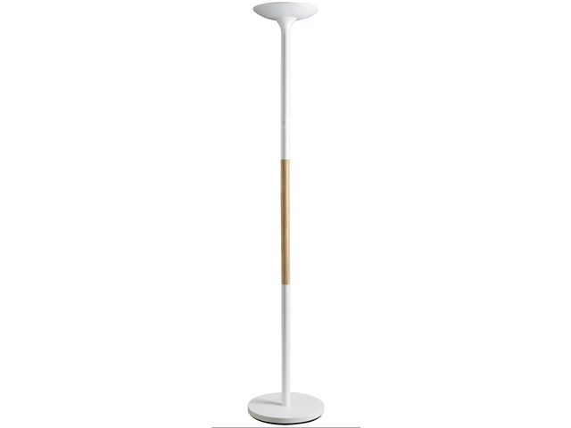 Unilux Golvlampa Pryska Vit/Trä, st