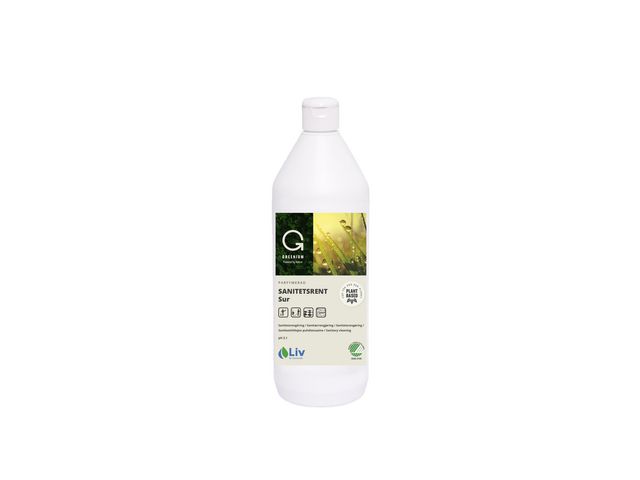 Liv Sanitetsrengöring Greenium sur 1l, st