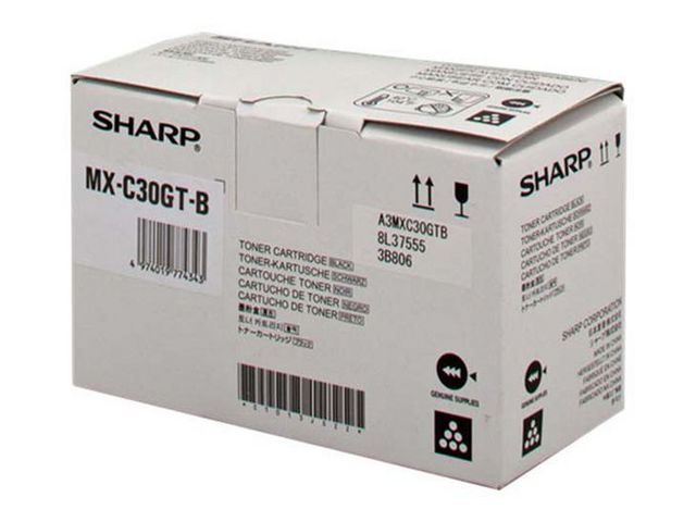 Sharp Toner MXC30GTB svart, st