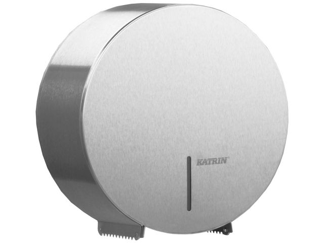 KATRIN Dispenser Gigant S hygienisk, manuell, borstat rostfritt stål, silver, st