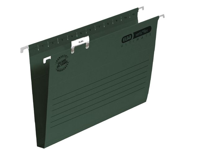 Elba Hängmapp Vertic Folio 30mm grön, st
