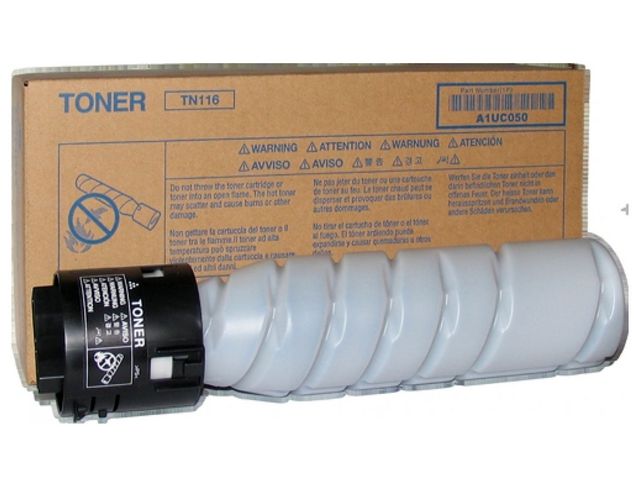 Konica Minolta Toner, TN-116, svart, A1UC050, fp om 2 st