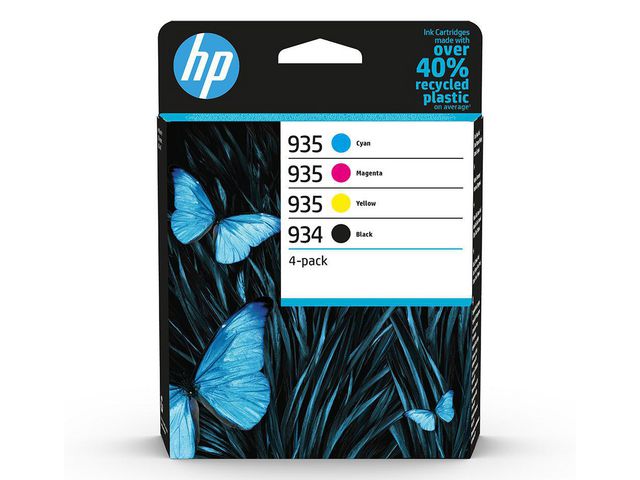 HP Bläckpatron 6ZC72AE 934/935 CMYK 4/FP, fp om 4 st
