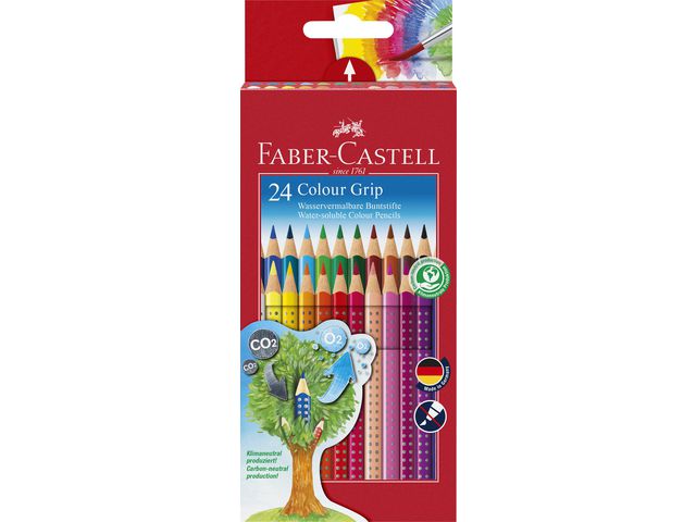 Faber-Castell Färgpenna Grip 2001 Akvarell, etui 24 st
