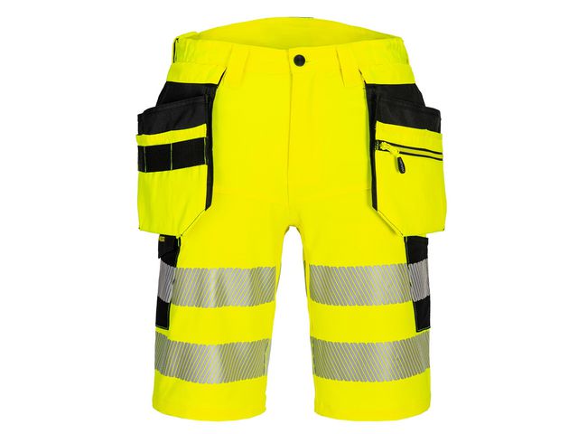 PORTWEST® Hantverksshorts DX446 gul varsel kl2 c54, st