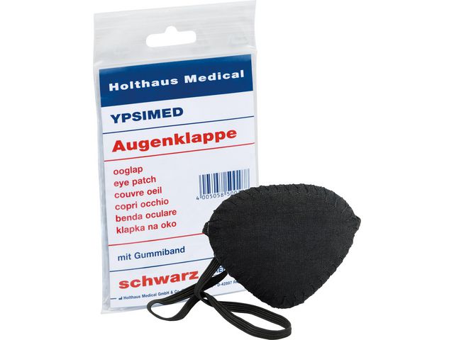 Ögonlapp Ypsimed svart, st