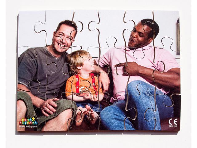 Pussel ''Familjer'', fp om 8 st