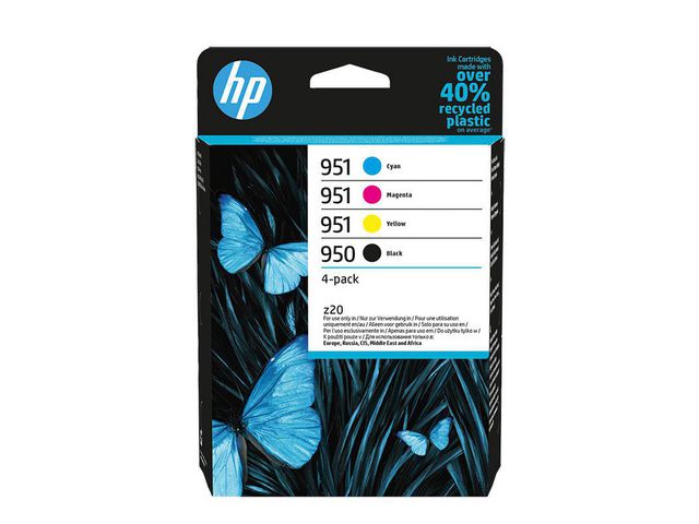 HP Bläckpatron 6ZC73AE 950/951 CMYK 4/FP, fp om 4 st