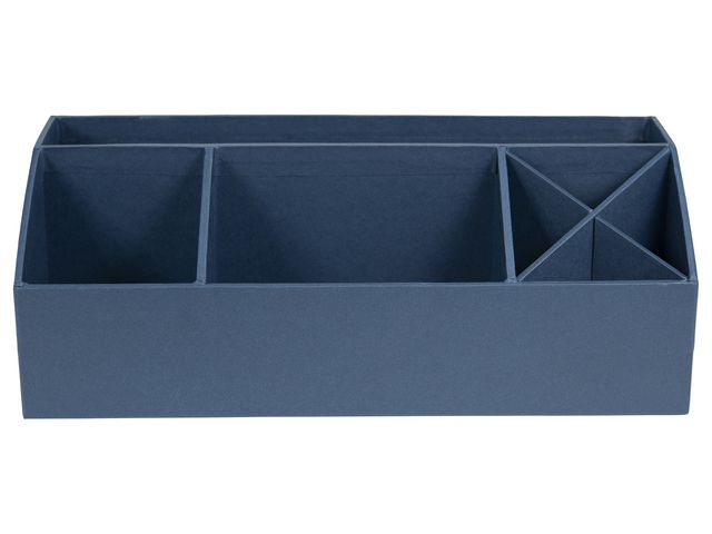 Bigso Box Prylställ kartong blå, st