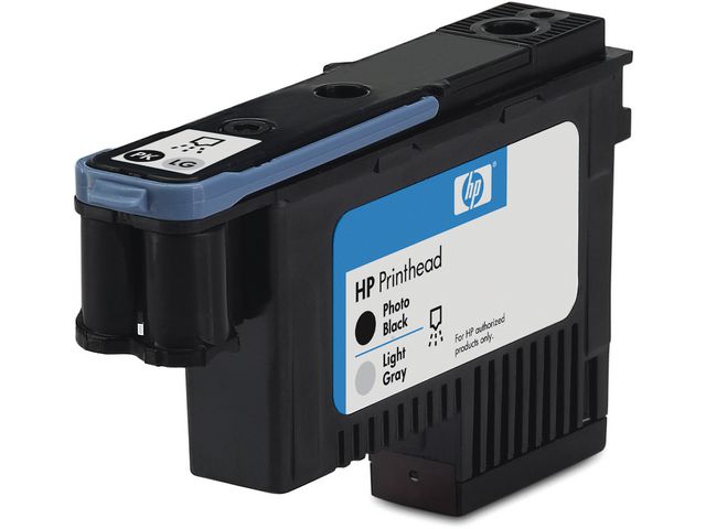 HP Skrivhuvud C9407A 70 Fotosvart/L-Grå, st