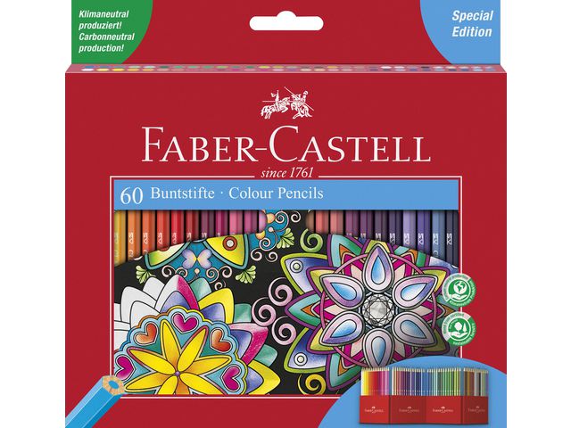Faber-Castell Färgpenna Classic 60 färger 60/FP, fp om 60 st