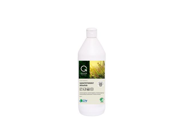 Liv Sanitetsrengöring Greenium alkalisk 1l, st
