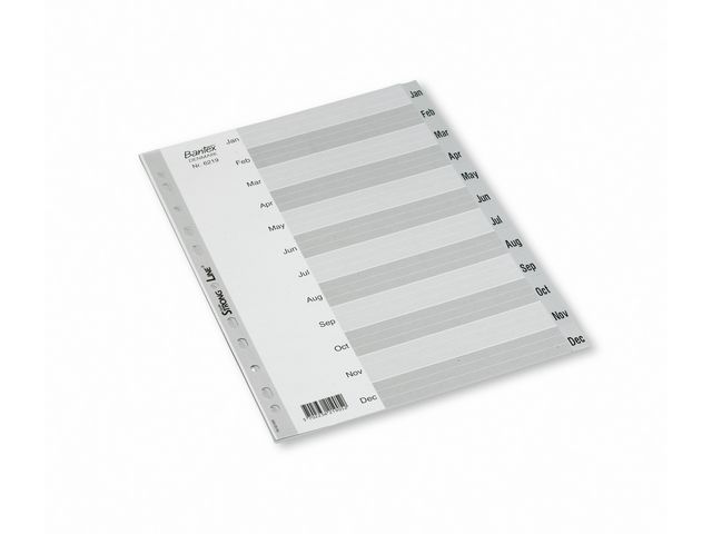 Bantex Register A4 PP Jan-dec, st