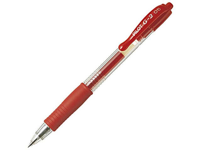 Pilot Gelpenna G-2 0,5 röd, st