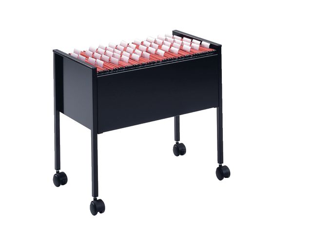 Durable ECONOMY hängmappsvagn, A4, filkapacitet 80, stål, 66x37x59cm svart, st