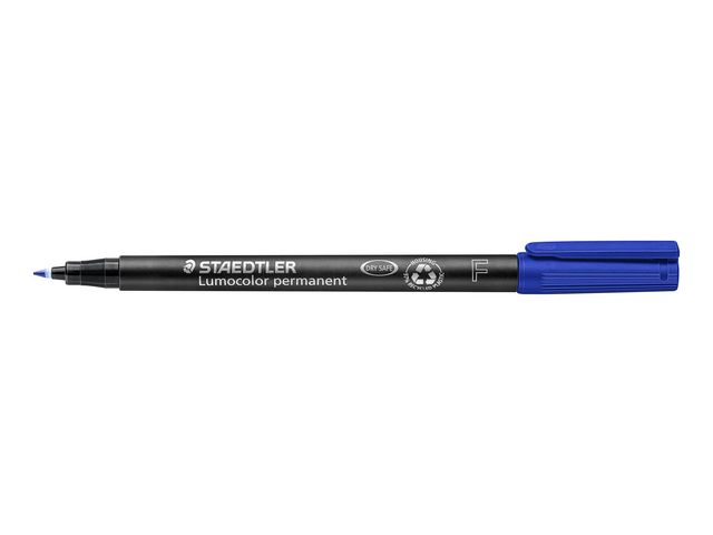 STAEDTLER Lumocolor Universalpenna Lumocolor® 318 permanent, tunn spets, blå, st
