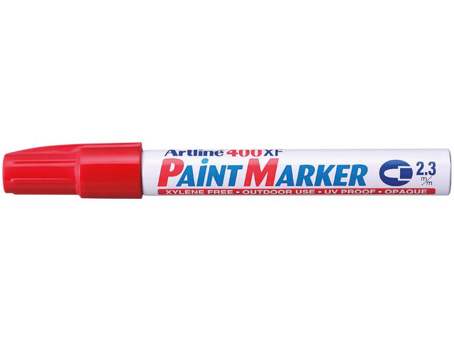 Artline Märkpenna Rund 400XF Paint röd, st