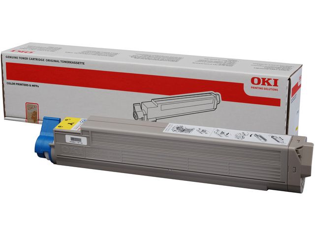 OKI Toner, gul, 44036021, st