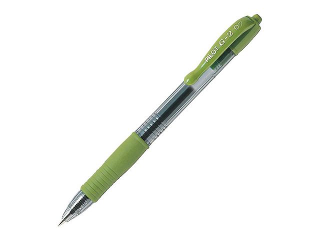 Pilot Gelpenna G-2 0,7 Limegrön, st