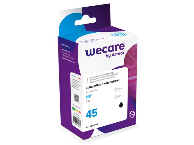 Wecare Bläckpatron 45 svart, st