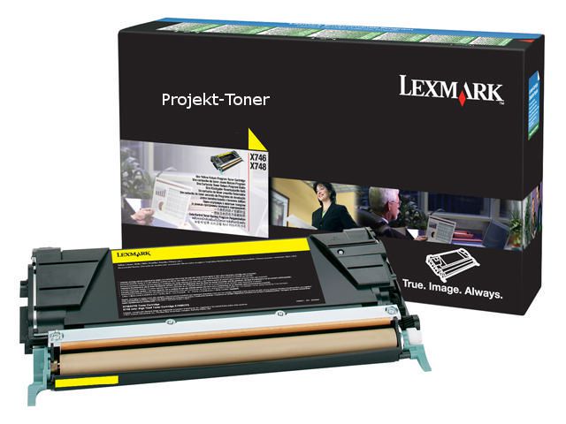 Lexmark Toner X746A3YG Gul, st
