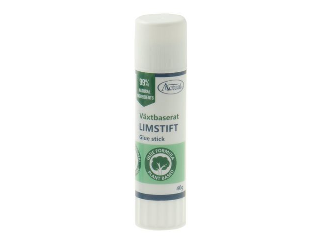 Actual Limstift Växtbaserat 40 gram, st