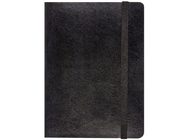 Burde Anteckningsbok Soft, svart A5, block om 96 blad