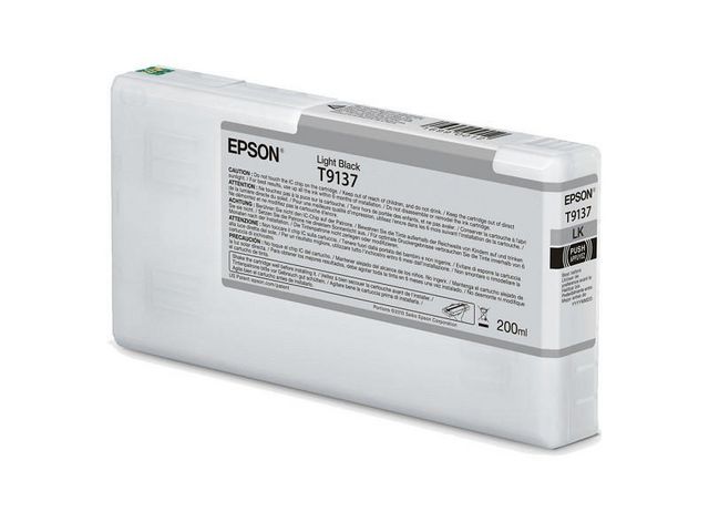 Epson Bläckpatron T9137 Ljus Svart, st
