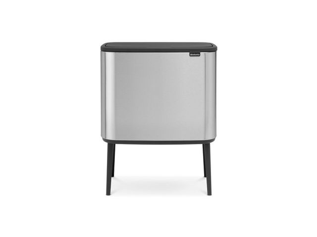 BRABANTIA Papperskorg Bo Touch Bin 3x11L Matt Stål, st