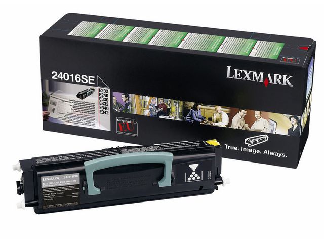 Lexmark Toner, 24016SE, svart, 24016SE, st