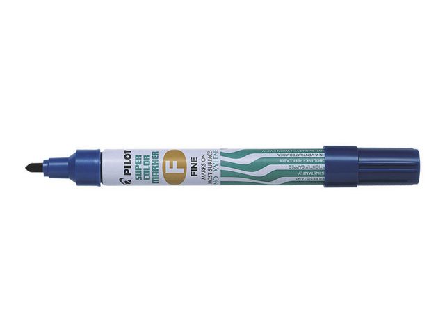 Pilot Märkpenna Super Color Marker permanent, fine,  blå, st