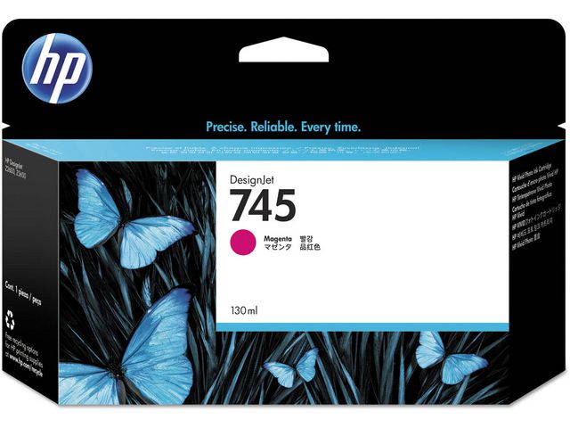 HP Bläckpatron F9J95A 745 Magenta, st