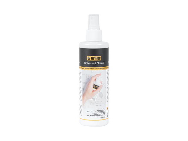 Bi-Office Rengöringsspray för whiteboard, 250 ml, flaska om 250 ml