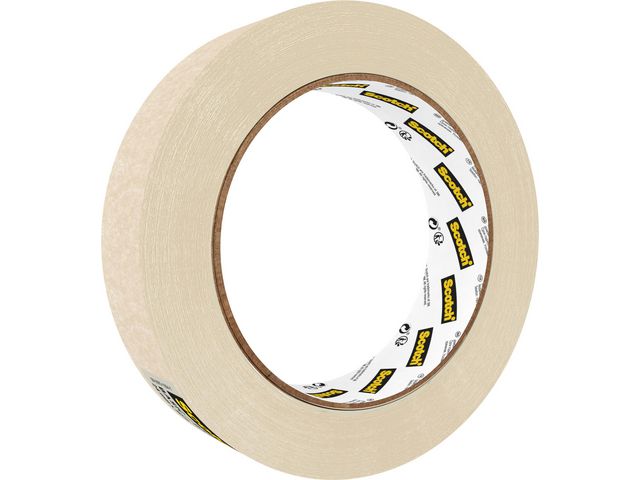 Scotch® Maskeringstejp Basic 24mmx50m, rulle om 50 m