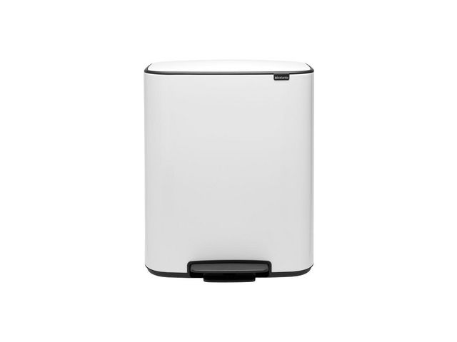 BRABANTIA Pedalhink Bo 2x30L Vit, st