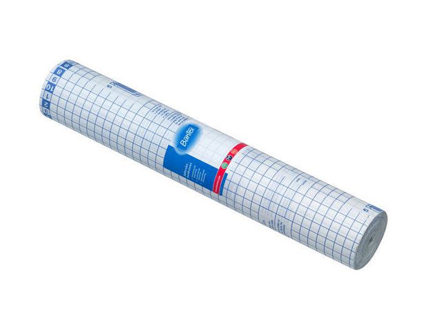 Bantex Bokplast självhäftande 80my 40cmx25m blank, rulle om 25 m