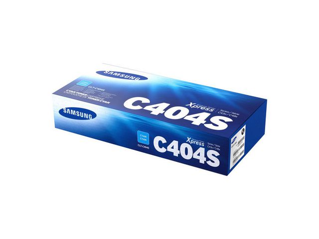 Samsung Tonerkassett, CLT-C404S, ST966A, cyan, singelförpackning, st