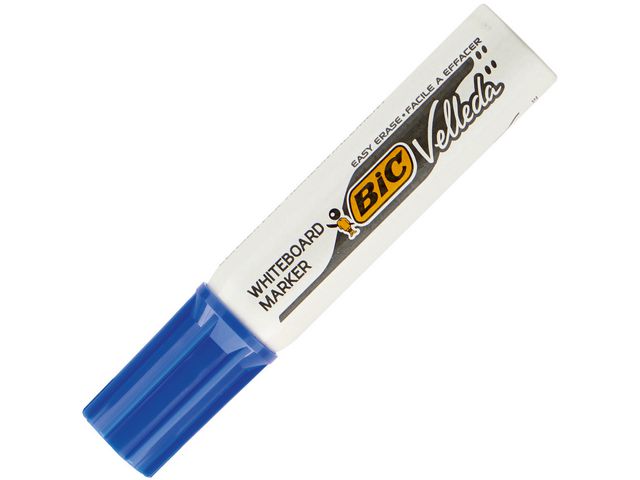 BIC® Whiteboardpenna, VELLEDA 1781, ketonbaserat bläck, 3,5–5,5 mm, mediumspets, blå, st