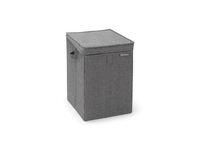BRABANTIA Tvättkorg Stapelbar 35L Svart, st