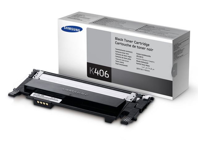 Samsung Tonerkassett, CLT-P406B, svart, 2-pack, SU374A, fp om 2 st