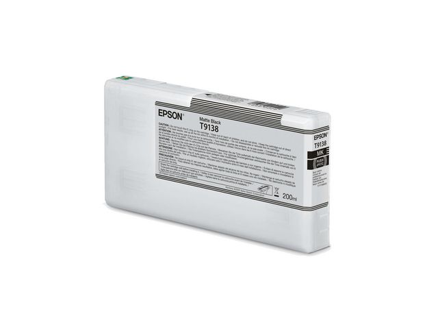 Epson Bläckpatron T9138 Mattsvart, st