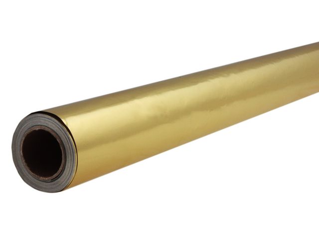 Metallpapper guld, rulle om 10 m