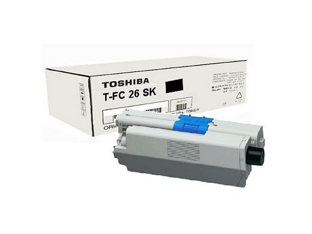 Toshiba Toner, FC26SK, svart, 6B00000374, st