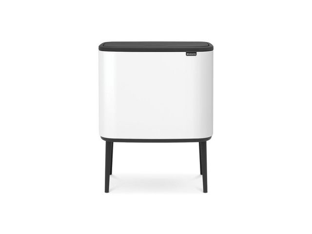 BRABANTIA Papperskorg Bo Touch Bin 36L Vit, st